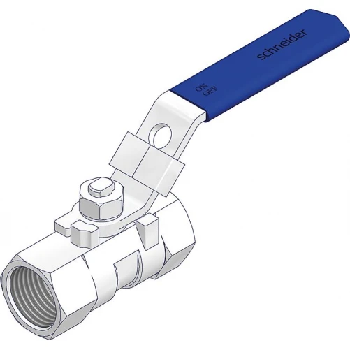 Σφαιρική βαλβίδα 1/2 NPT θηλυκό AISI-316/ κωδικός: 520594