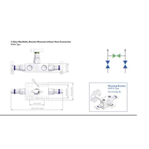 3 Valve Manifolds type: R3AASA-N4N4 – Bild 2
