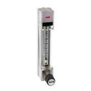 Caudalímetro para la serie 1200BV a 210 mm de longitud (completo con válvula de control de caudal integrada)