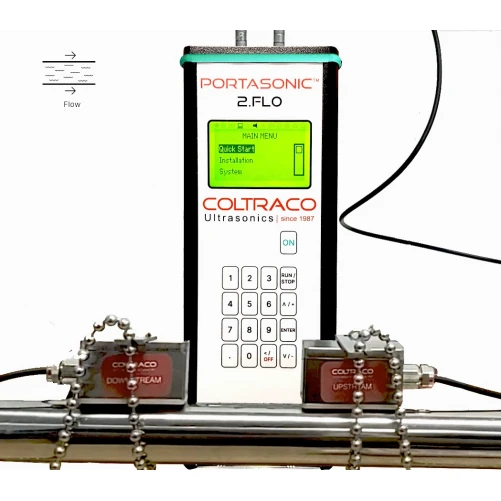 OPZIONE: Coppia di sensori extra da DN15 a DN100 inclusa calibrazione per Portasonic 2.FLO