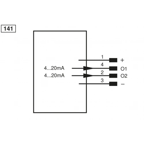 Flowsensor met twee analoge uitgangen voor stroomsnelheid en temperatuur - Afbeelding 3