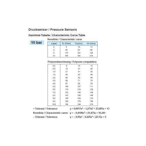 VDO Drukopnemer 0-10 Bar - M10 - immagine 3