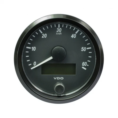 VDO SingleViu Snelheidsmeter 60 Km/h Zwart 80mm