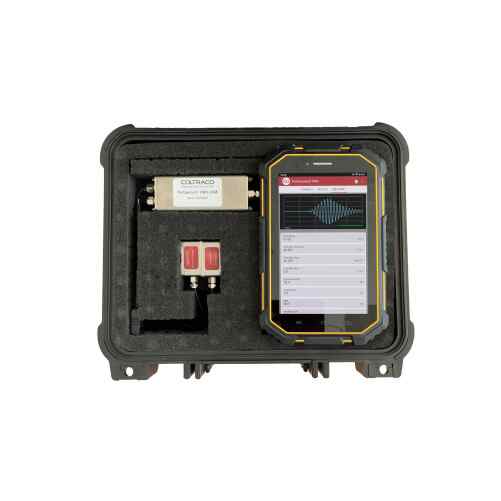 Draagbare ultrasone clamp-on flowmeter op een tablet met drukcalculator / Portasonic® PRO - Imagen 3