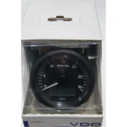 Alternative view of VDO VIEWLINE TACHOMETER W/MULTI-FUNCTION DISPLAY - 0 TO 3000 RPM - BLACK DIAL BEZEL [A2C59512390]