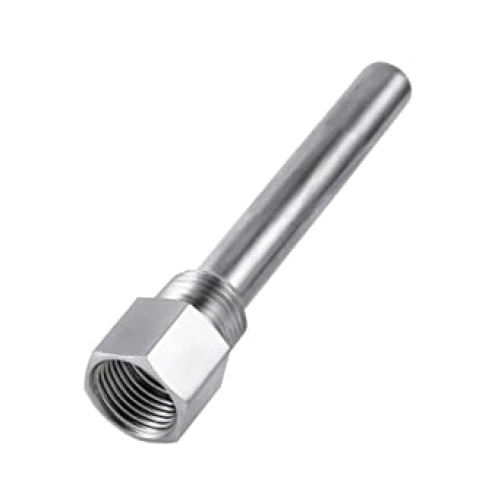 Dompelbuis voor temperatuurvoelers G1/2"-G1/2" lengte 65 mm, Stainless Steel