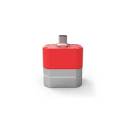 Alternative view of ZHM CT - Gear Flow Meters in Cartridge Design for paint applications, optimized flushing and weight design