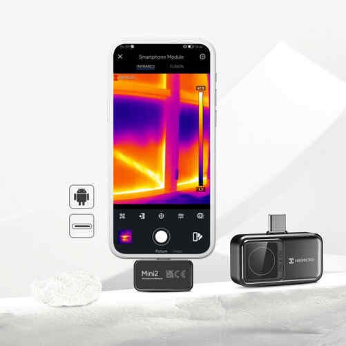 HIKMICRO Mini2 Warmtebeeldcamera 256x192 Thermische pixels, 25Hz, USB-C - Imagem 4