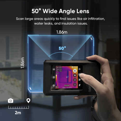 HIKMICRO Warmtebeeldcamera, Super IR Resolutie 240x240 pixels, 25Hz | PocketE – Bild 8