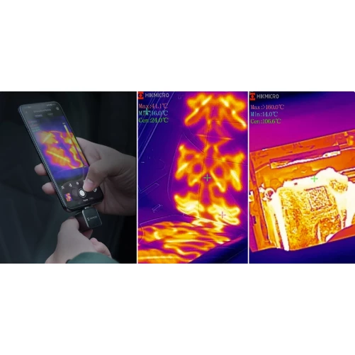 HIKMICRO Warmtebeeldcamera 256x192 Thermische pixels, Focus baar, 25Hz, USB-C | Mini2Plus - Afbeelding 5