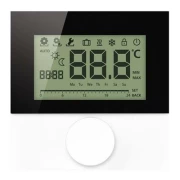 RD 25203-60N4 230V, VERWARMEN/KOELEN, CONTROL, DISPLAY, WIT, RUIMTETHERMOSTAAT ALPHA DIRECT