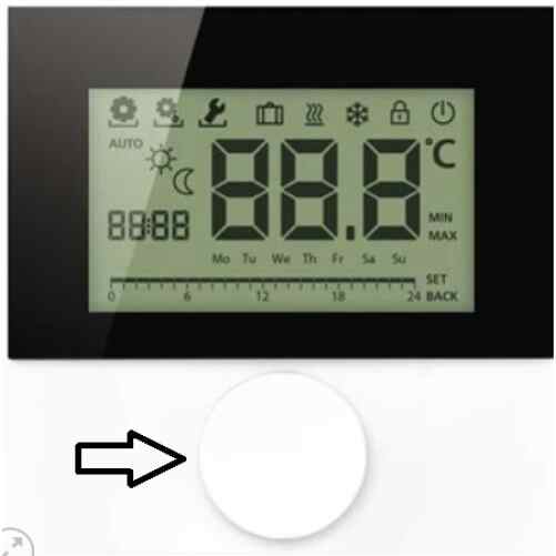 Draaiknop voor RD 45203-XN4 en RD 25203-xN4 | wit, zonder opdruk – Image 2