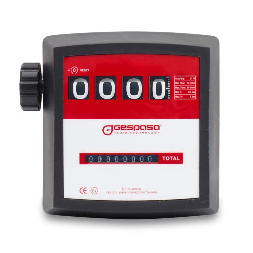 Flowmeter voor diesel en benzine | MG-84A · MECHANICAL Aluminium 15-90 l/min · ±1 % - Imagen 2
