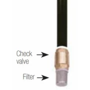 KIT DE ASPIRAÇÃO COM VÁLVULA DE RETENÇÃO E FILTRO DE 1-1/4" + MANGUEIRA DE 3M