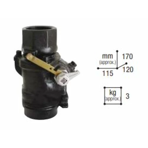 FF1/2" VALVOLA "BREAKAWAY" PER KIT DI ALIMENTAZIONE CON POMPA SOMMERSA