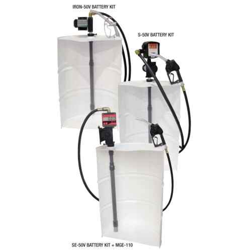 S-IRON-50 VERTICAL PUMP KIT-12 or 24V DC  + PA-60 NOZZLE + MG-80 METER - immagine 5