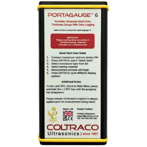 Portagauge® 6 - Multiple Echo Ultrasonic Thickness Gauge - Imagen 5