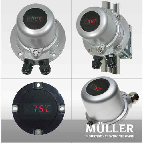 Explosieveilige digitale indicator - loop-powered | CULO-L-EX - Image 2