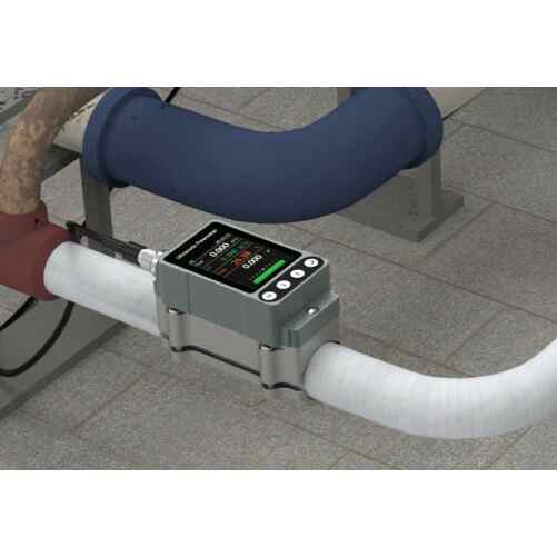 Ultrasone flowmeter voor zeewater en olie | TM605 - DN20 - obrazek 8