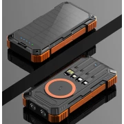 Alternative view of Solar Powerbank 30000mAh | draadloos opladen - robuust design - ingebouwde zonnecel - meerder USB-poorten