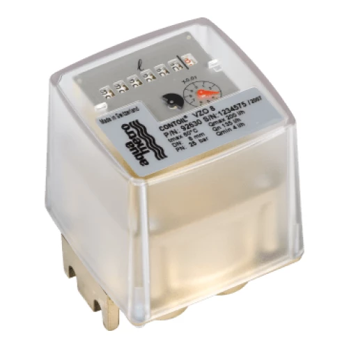 VZO 8 Aquametro Oil Meter - (4-135 Max 200 litre/hr) Pulse Output = 1 Litre/Pulse
