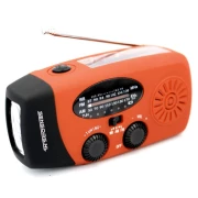 Alternative view of Noodradio NOAA/AM/FM en opwindbaar | Oranje