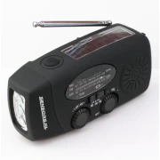 Alternative view of Noodradio NOAA/AM/FM en opwindbaar | Zwart