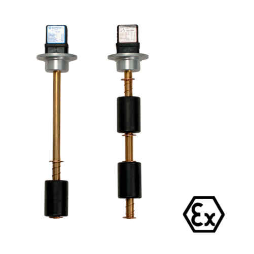 LM1 / LM2 / LMM1 FA – TA XIA – Level switches with stop ring intrinsic safety execution