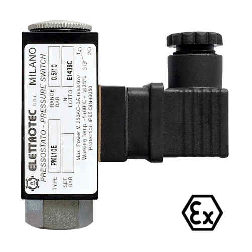 PML-PPL – Diaphragm / Piston adjustable pressure switches intrinsic safety execution