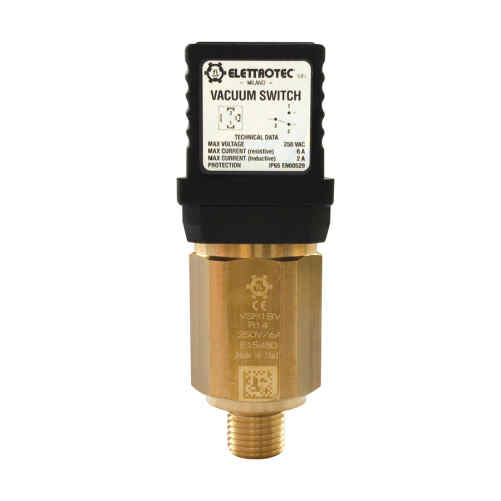 VSM – Adjustable vacuum switches with SPDT contacts and adjustable hysteresis